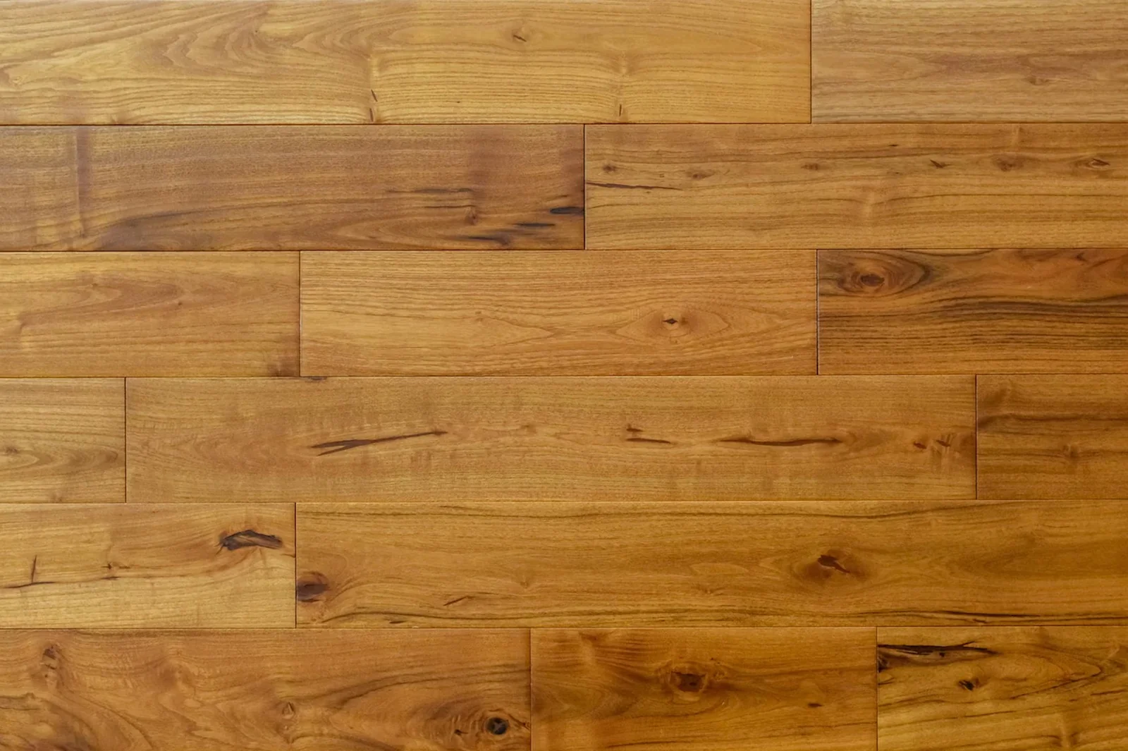 Sàn gỗ Teak lát thẳng trong không gian hiện đại